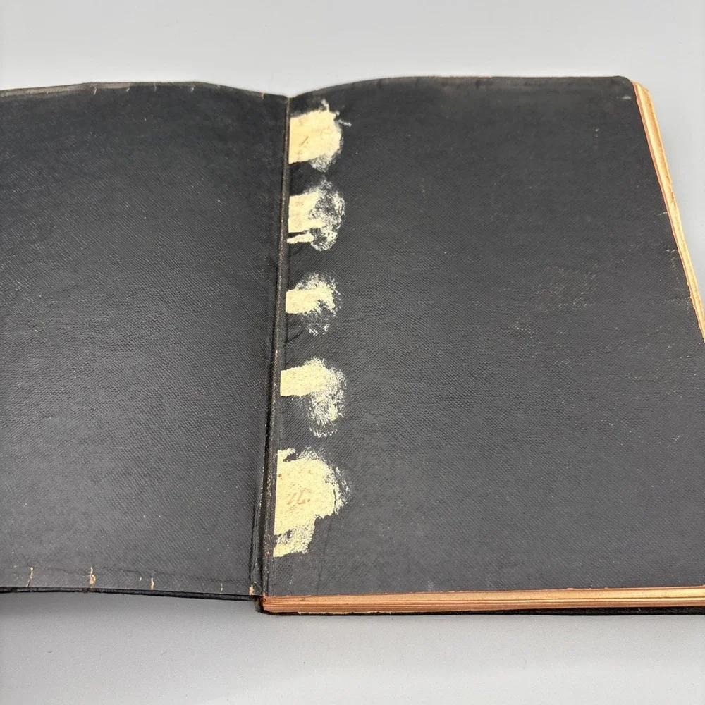 ANTIQUE GERMAN HYMNAL BOOK  1894 Black cover Religious‎ Vintage RARE